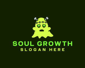 Ghost Frankenstein Monster logo