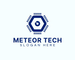 Tech Lens Microchip logo design