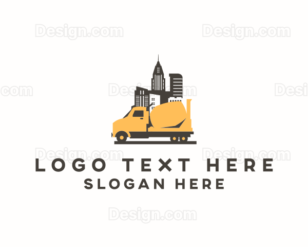 Urban Cement Truck Logo