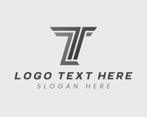 Logistics Transport Letter T logo