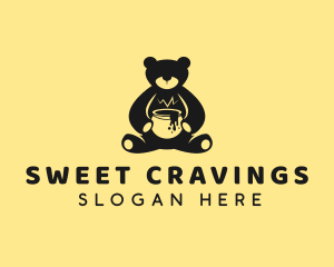 Honey Teddy Bear logo design