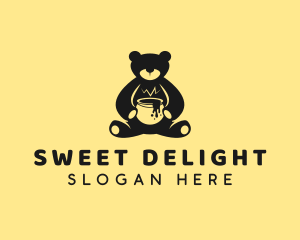 Honey Teddy Bear logo design