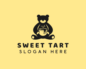 Honey Teddy Bear logo design