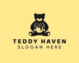 Honey Teddy Bear logo design