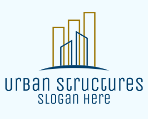 Minimalist City Buildings logo