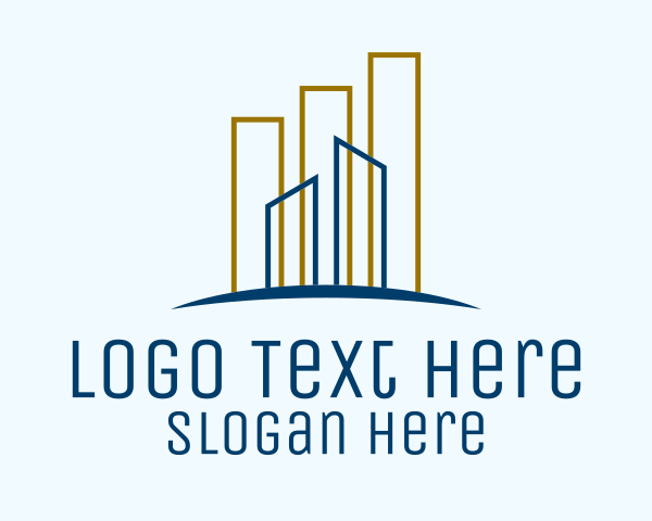 Minimalist City Buildings logo