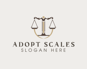 Legal Scale Justice logo design