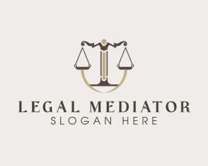 Legal Scale Justice logo design