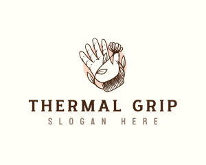 Floral Gardening Gloves logo