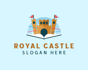 Fairytale Story Castle logo design