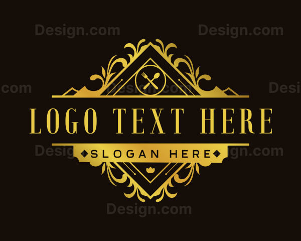 Elegant Restaurant Cuisine Logo