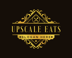 Elegant Restaurant Cuisine logo design