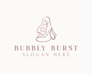 Mother Parenting Baby Logo