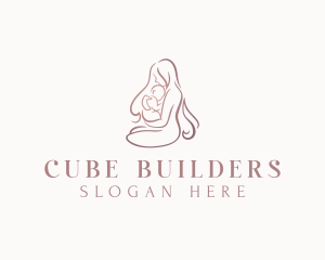 Mother Parenting Baby Logo