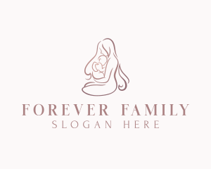 Mother Parenting Baby logo design