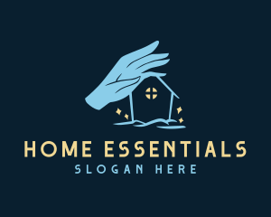 Magic Home Hand logo design