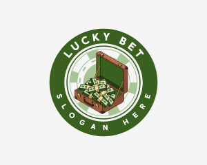 Casino Briefcase Money logo design