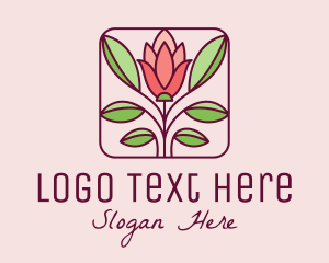 Elegant Flower Garden Logo