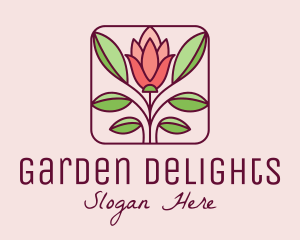 Elegant Flower Garden logo design