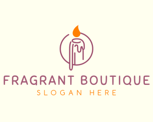 Melting Wax Candle logo