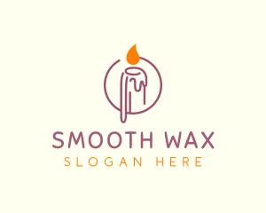 Melting Wax Candle logo