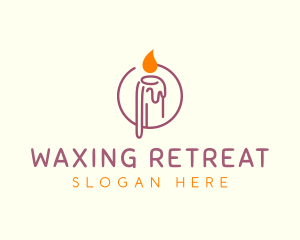 Melting Wax Candle logo