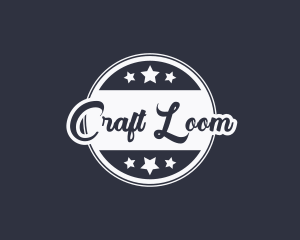 Cursive Crafting Business logo design