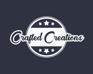 Cursive Crafting Business logo design