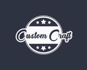 Cursive Crafting Business logo design