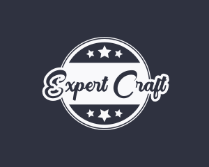 Cursive Crafting Business logo design