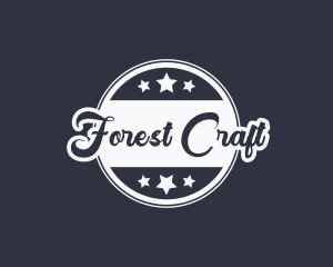 Cursive Crafting Business logo design