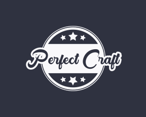 Cursive Crafting Business logo design