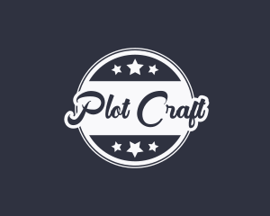 Cursive Crafting Business logo design