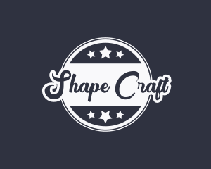 Cursive Crafting Business logo design