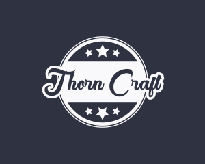 Cursive Crafting Business logo design