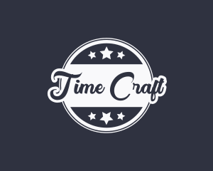 Cursive Crafting Business logo design