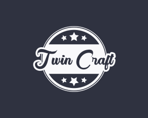 Cursive Crafting Business logo design