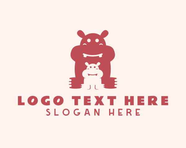 Hippo logo example 2