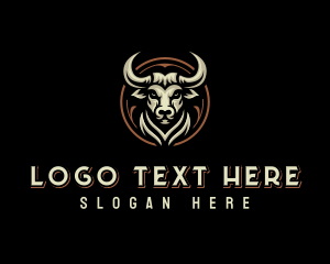 Premium Bull Buffalo logo