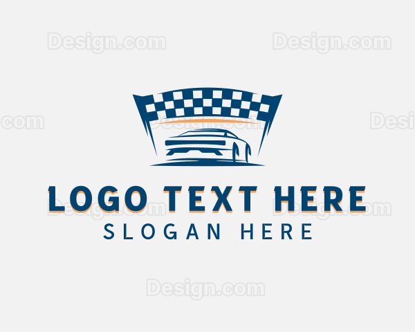 Racing Sports Car Vehicle Logo