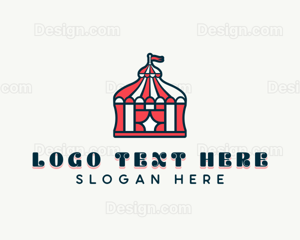 Circus Tent Playhouse Logo