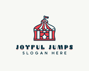 Circus Tent Playhouse logo design