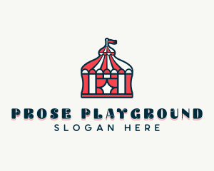 Circus Tent Playhouse logo design