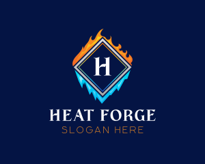 HVAC Heating Cooling logo