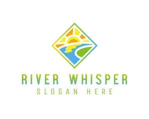 Sunny River Landscape logo