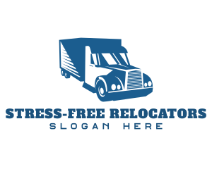 Blue Truck Movers logo design