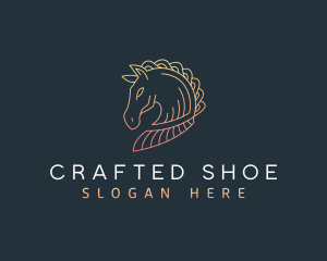 Stallion Horse Animal logo design