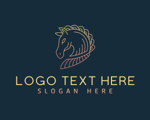 Stallion Horse Animal logo