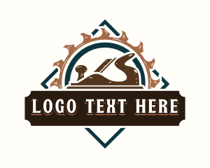 Handplaner Carpentry Woodwork logo