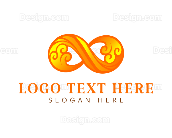 Cloud Wave Infinity Loop Logo